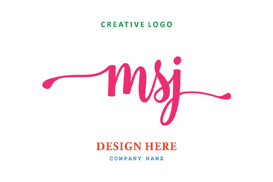MSJ lettering logo is simple, easy to understand and authoritative