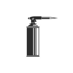 gas torch bottle icon vector illustration design template