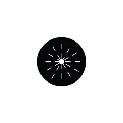 Solar system shine moon sun.Space moon star astronomy Planet eclipse abstract sun dark abstrak, vector, symbol, logo, icon, sign, Illustration Minimalist.
