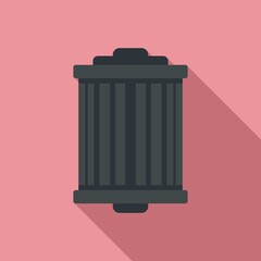 Car air filter icon. Flat illustration of car air filter vector icon for web design