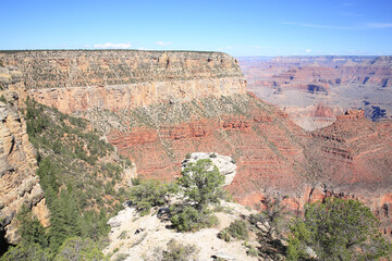 Grand Canyon National Park in Arizona, USA, view from south rim