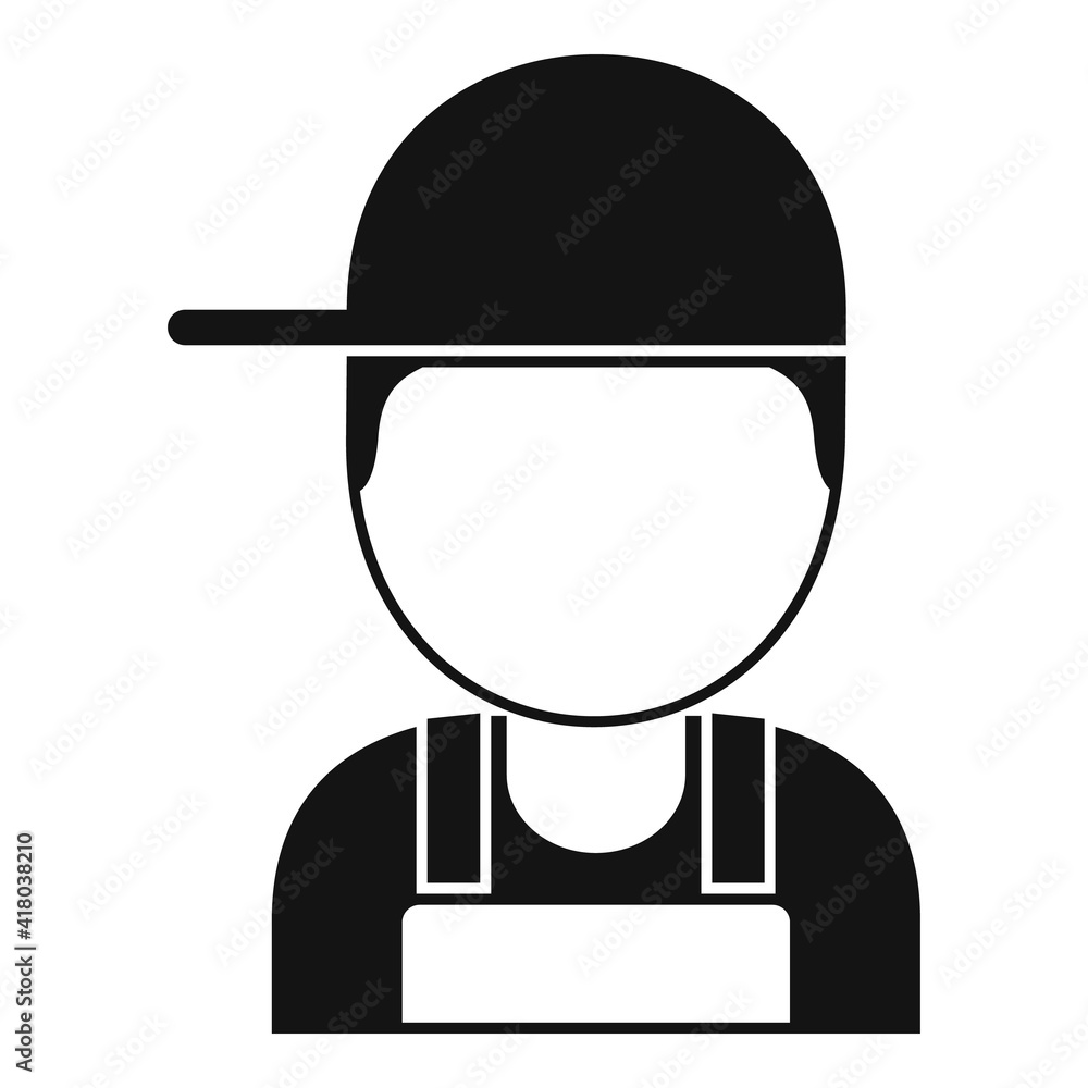 Poster auto mechanic icon. simple illustration of auto mechanic vector icon for web design isolated on whit