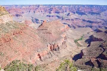Grand Canyon National Park in Arizona, USA, view from south rim