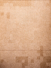 Mosaic wall light brown color.