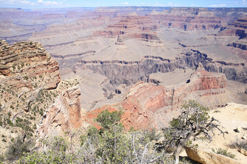 Grand Canyon National Park in Arizona, USA, view from south rim