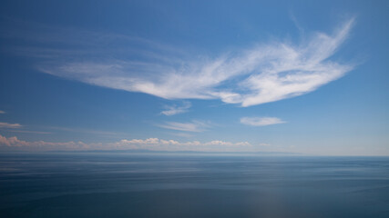 Fototapeta na wymiar Lake Baikal,the sky over lake Baikal
