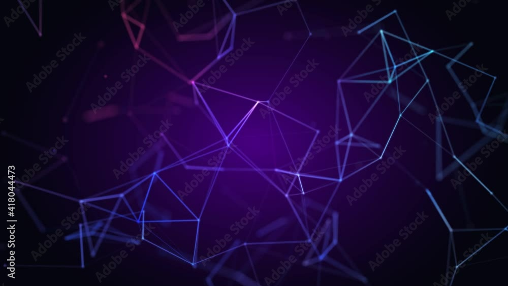 Poster digital connection moving network technology background.