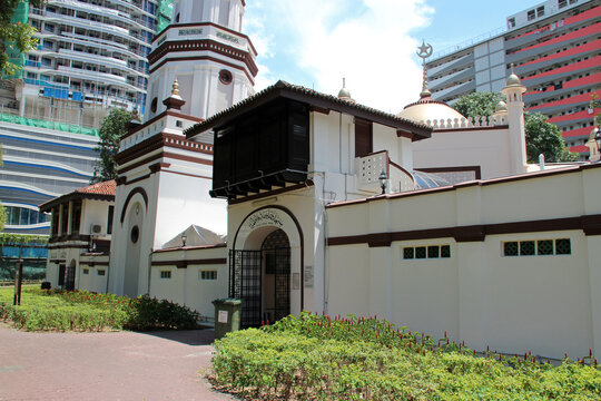 Mosque (masjid Hajjah Fatimah) In Singapore