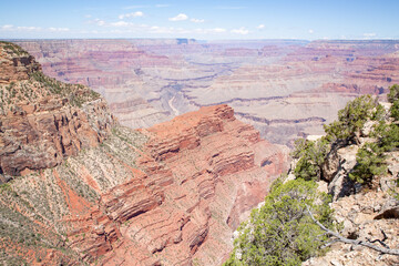 Grand Canyon National Park in Arizona, USA, view from south rim