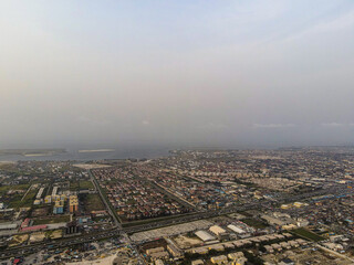 A view of the Lagos Lagoon in Lagos, Nigeria