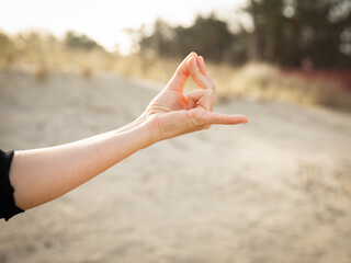 Mahasirs Mudra zur Meditations und Yoga Praxis