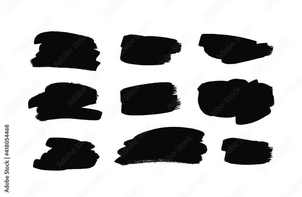 Poster paint drawing seamless pattern black and white smear. hand drawn abstract illustration grunge elemen