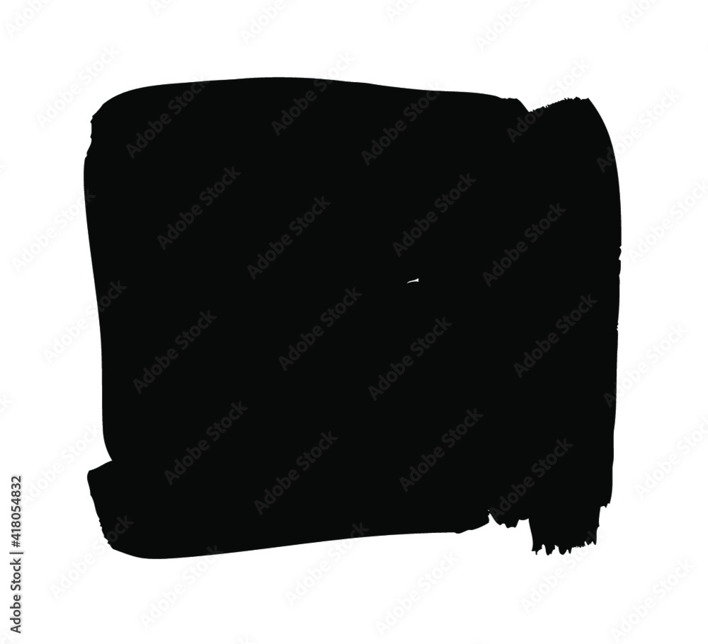 Poster paint drawing seamless pattern black and white squares. hand drawn abstract illustration grunge elem