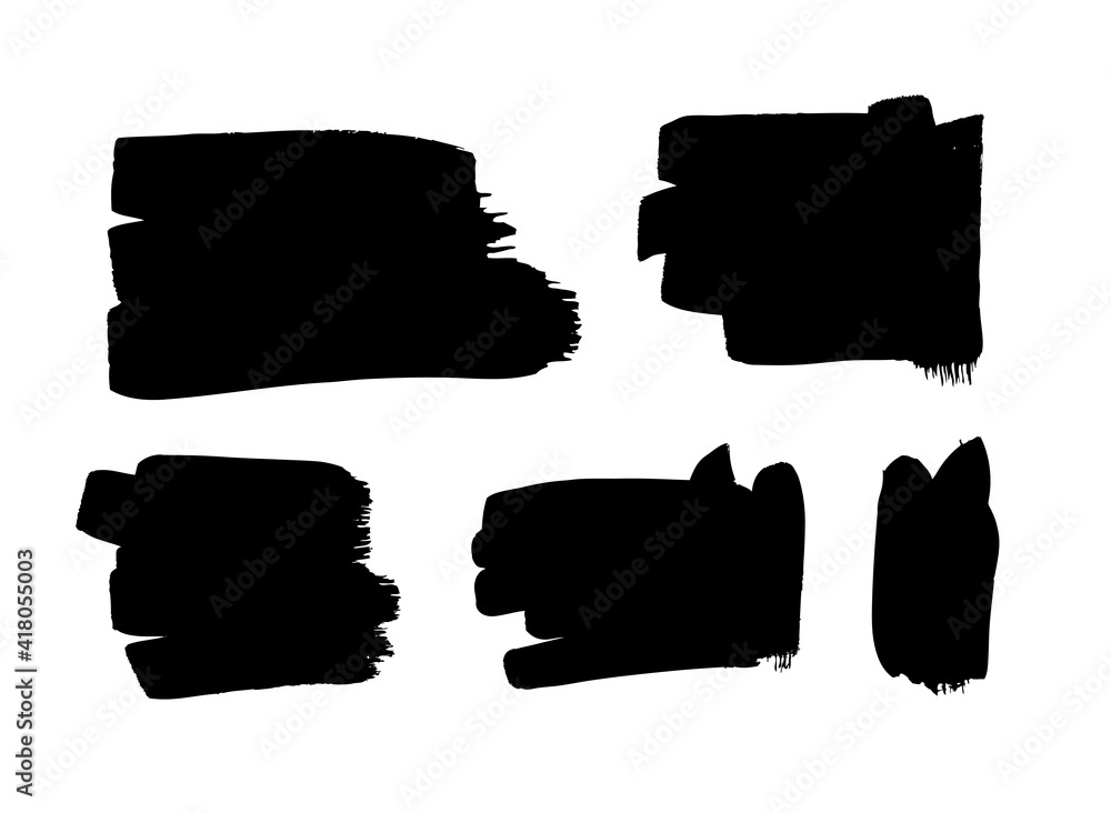 Poster paint drawing seamless pattern black and white squares. hand drawn abstract illustration grunge elem
