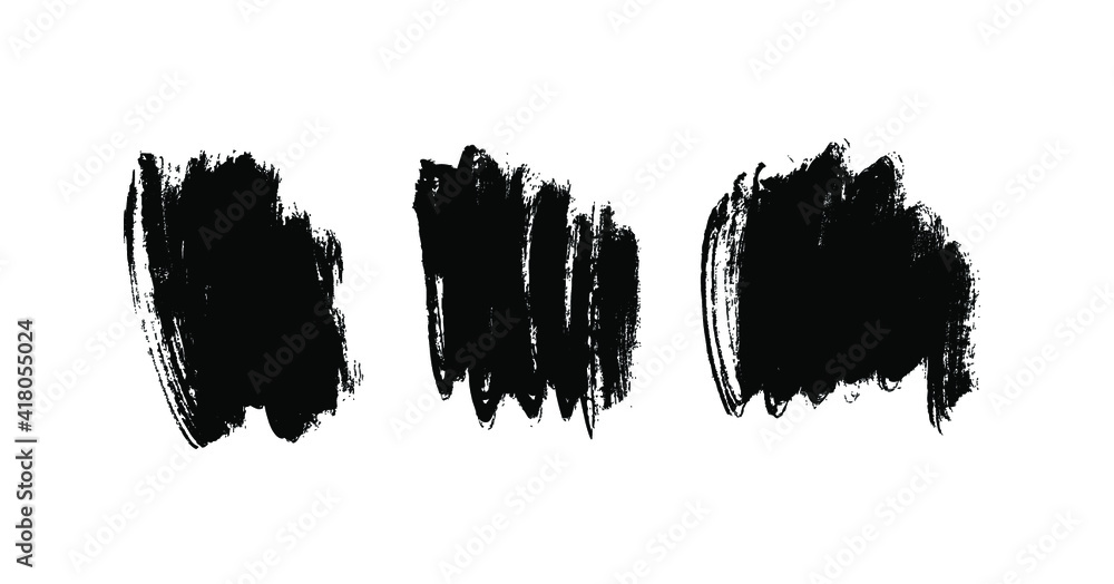 Poster paint drawing seamless pattern black and white squares. hand drawn abstract illustration grunge elem