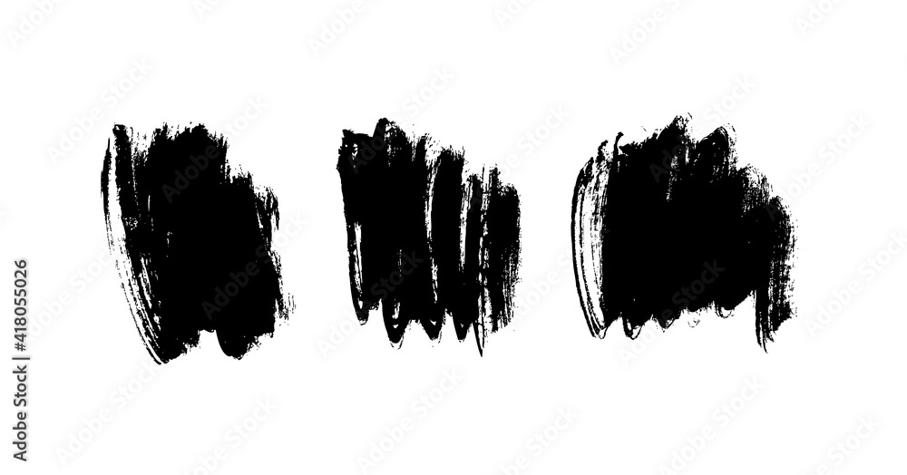Poster paint drawing seamless pattern black and white squares. hand drawn abstract illustration grunge elem