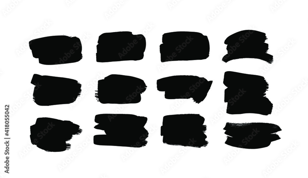 Poster paint drawing seamless pattern black and white squares. hand drawn abstract illustration grunge elem