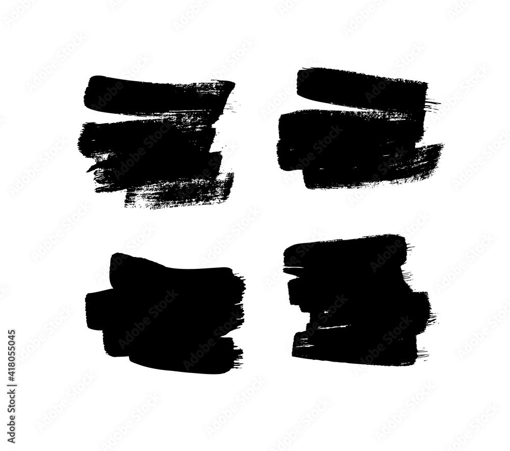 Poster paint drawing seamless pattern black and white squares. hand drawn abstract illustration grunge elem
