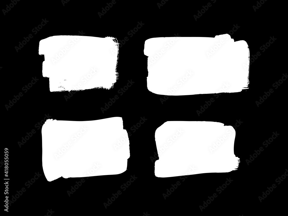 Poster paint drawing seamless pattern black and white squares. hand drawn abstract illustration grunge elem