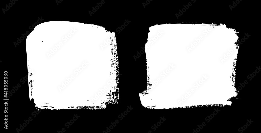 Poster paint drawing seamless pattern black and white squares. hand drawn abstract illustration grunge elem
