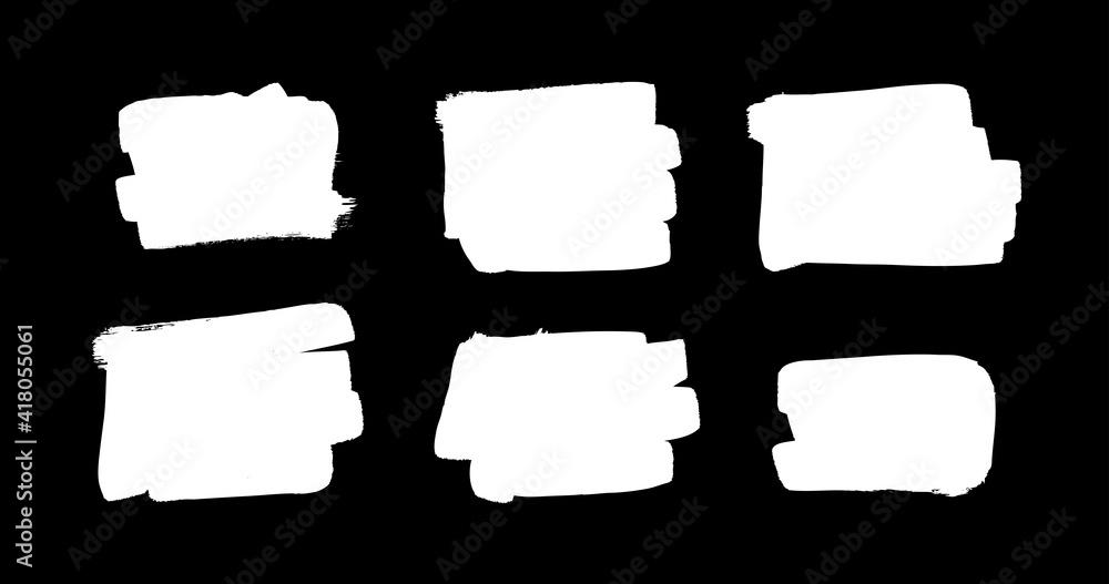 Poster paint drawing seamless pattern black and white squares. hand drawn abstract illustration grunge elem