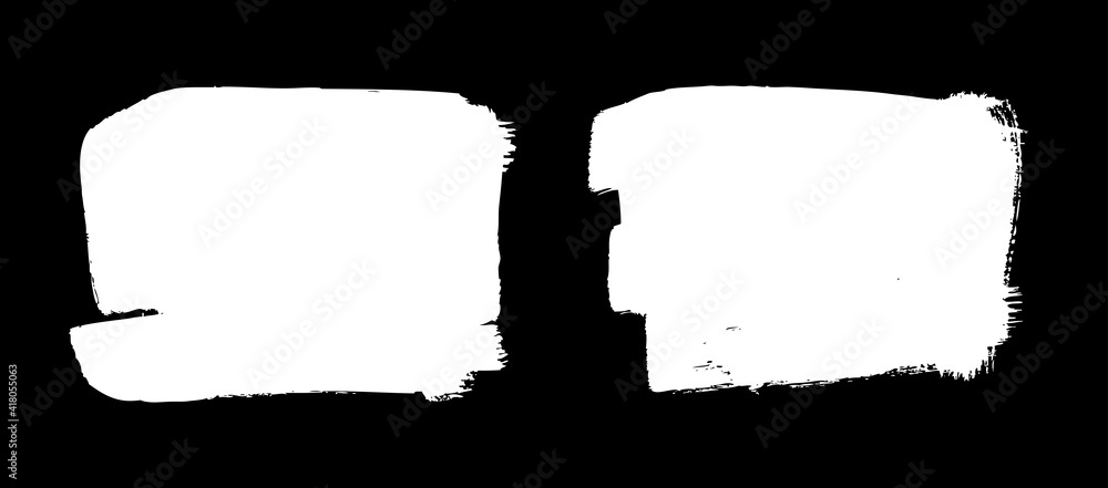 Poster paint drawing seamless pattern black and white squares. hand drawn abstract illustration grunge elem