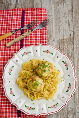 Tiroler Fleckenknödel - traditional Tyrolean dumplings
