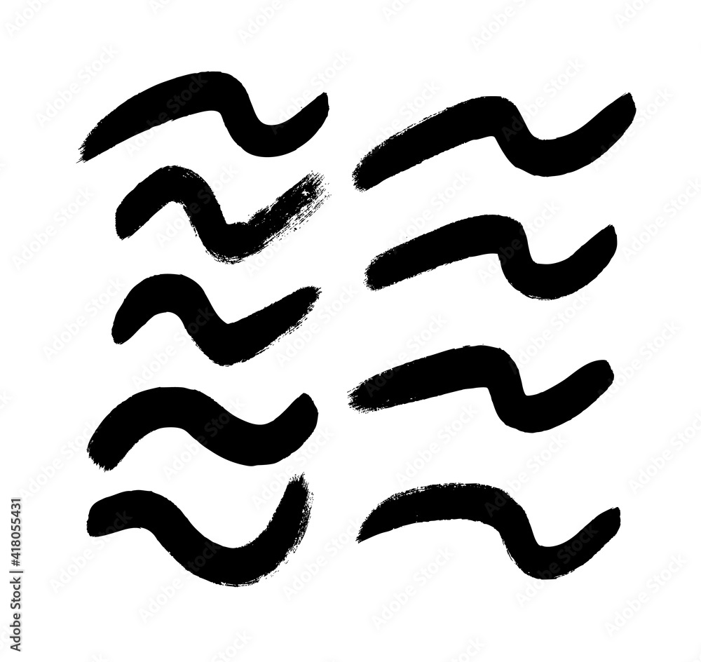 Poster paint drawing seamless pattern black and white smear. hand drawn abstract illustration grunge elemen