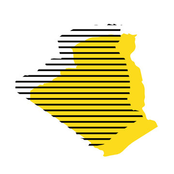 recommend clip art: Algeria - country silhouette