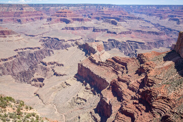 Grand Canyon National Park in Arizona, USA, view from south rim