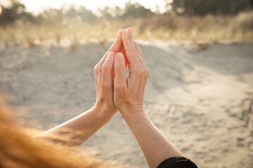 Atmanjali Mudra für Yoga und Meditations Praxis