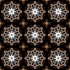 abstract seamless geometric pattern, beautiful hand-drawn, art nouveau, art-deco