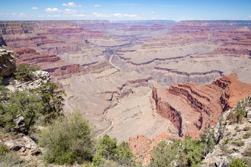 Fototapeta na wymiar Grand Canyon National Park in Arizona, USA, view from south rim