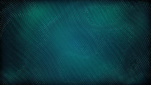 Abstract Digital Waving lines Fx Background Loop/ 4k animation of an abstract fractal digital lines background with blur focus seamless looping