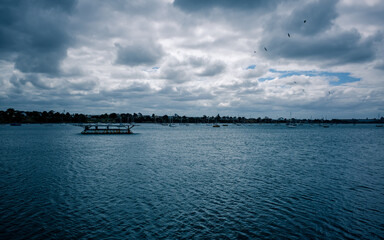 Clouds over the ocean