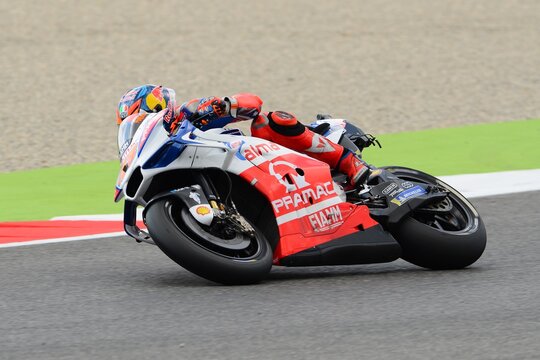 Mugello - ITALY, 2 JUNE: Australian Ducati Alma Pramac Team Rider Jack Miller At 2018 GP Of Italy Of MotoGP On June, 2018. Italy