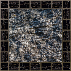 Pattern from natural granite and black marble.General background with texture of granite.