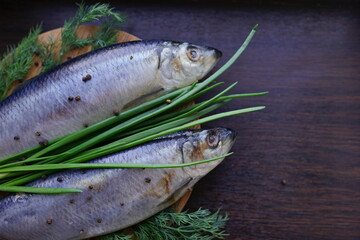 fish on a plate