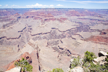 Grand Canyon National Park in Arizona, USA, view from south rim