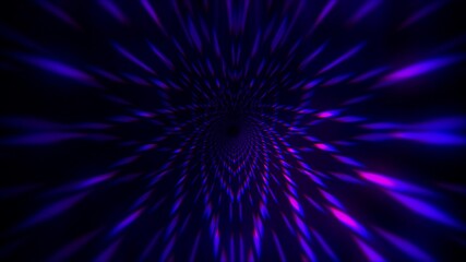 Fototapeta premium Digital Tunnel Graphic design. Colorful lines speed flow illustration. Wallpaper for your web site design, titles, overlay and etc.