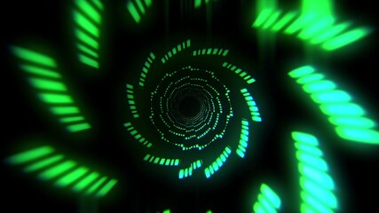 Digital Tunnel Graphic design. Colorful lines speed flow illustration. Wallpaper for your web site design, titles, overlay and etc.