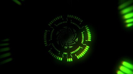 Digital Tunnel Graphic design. Colorful lines speed flow illustration. Wallpaper for your web site design, titles, overlay and etc.