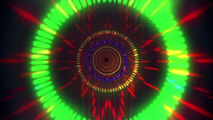 Digital Tunnel Graphic design. Colorful lines speed flow illustration. Wallpaper for your web site design, titles, overlay and etc.