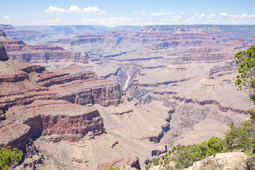 Grand Canyon National Park in Arizona, USA, view from south rim