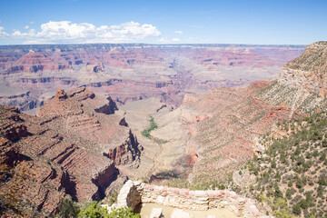 Grand Canyon National Park in Arizona, USA, view from south rim