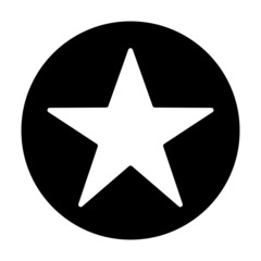Star symbol, web and computer icon