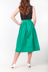 Naklejka premium woman in a dress