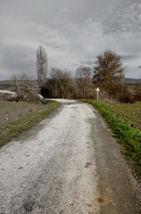 road in the countryside