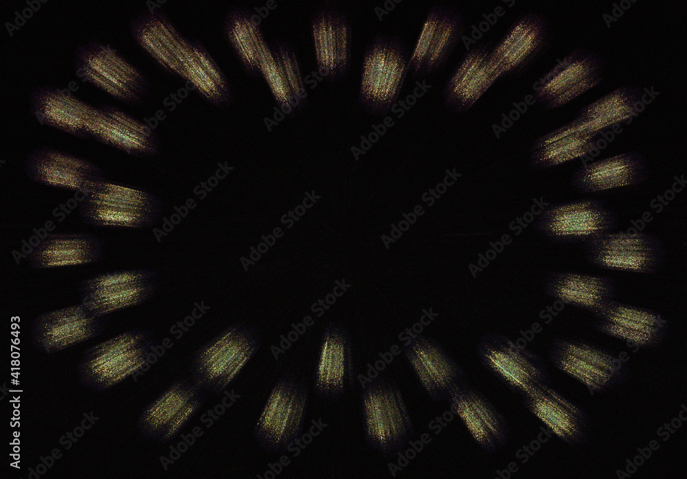 Poster explosion of light on black background. stylish abstract image for your creative design of layout. b