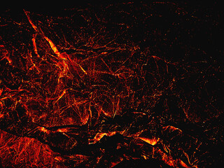 Fototapeta na wymiar red and hot lava abstract picture and background